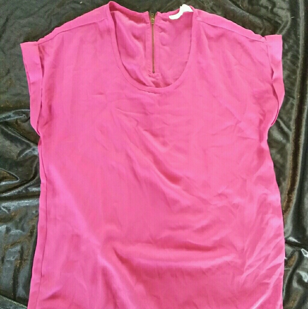 Hot pink shirt